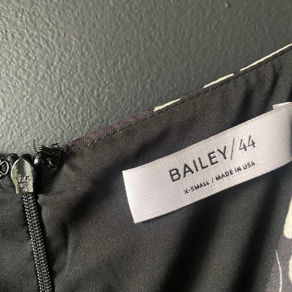 Bailey 44 Black White Andi Midi Dress Sz XS - Picture 6 of 12